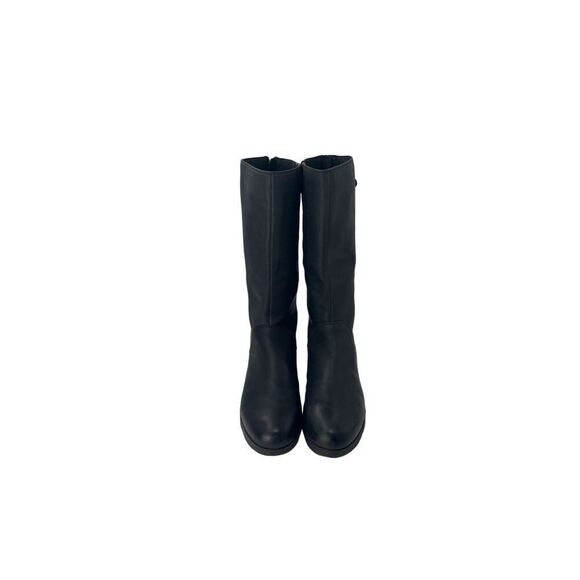 Tsbuo black boots size extra light mid calf boots size 8 - Picture 8 of 16